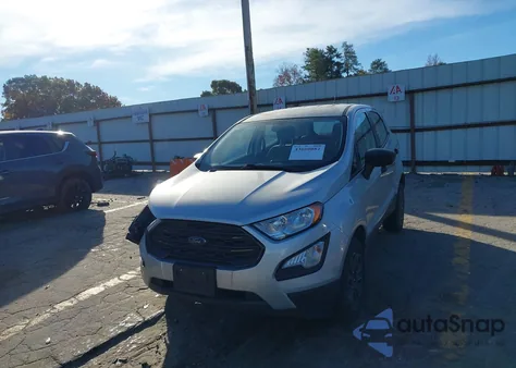 2020 Ford Ecosport S из США, поврежденный, VIN MAJ6S3FL3LC370598